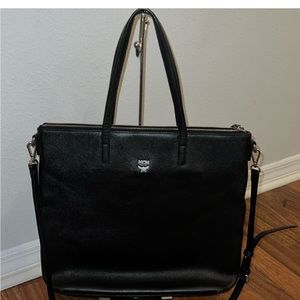 MCM classic black tote